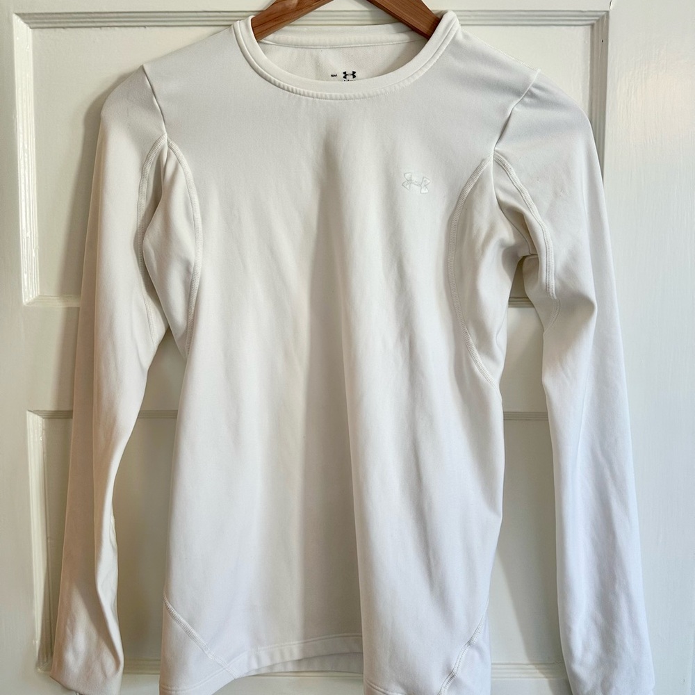 Under Armour White Long Sleeve Shirt